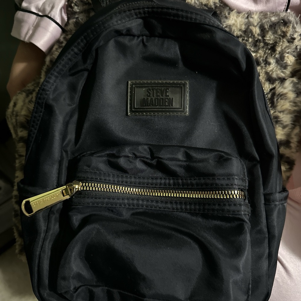Steve Madden Black Backpack for woman